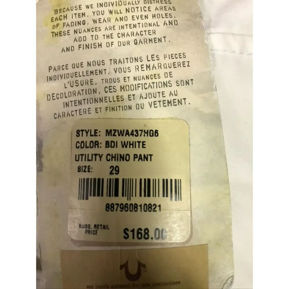 True Religion Utility Chino Pants